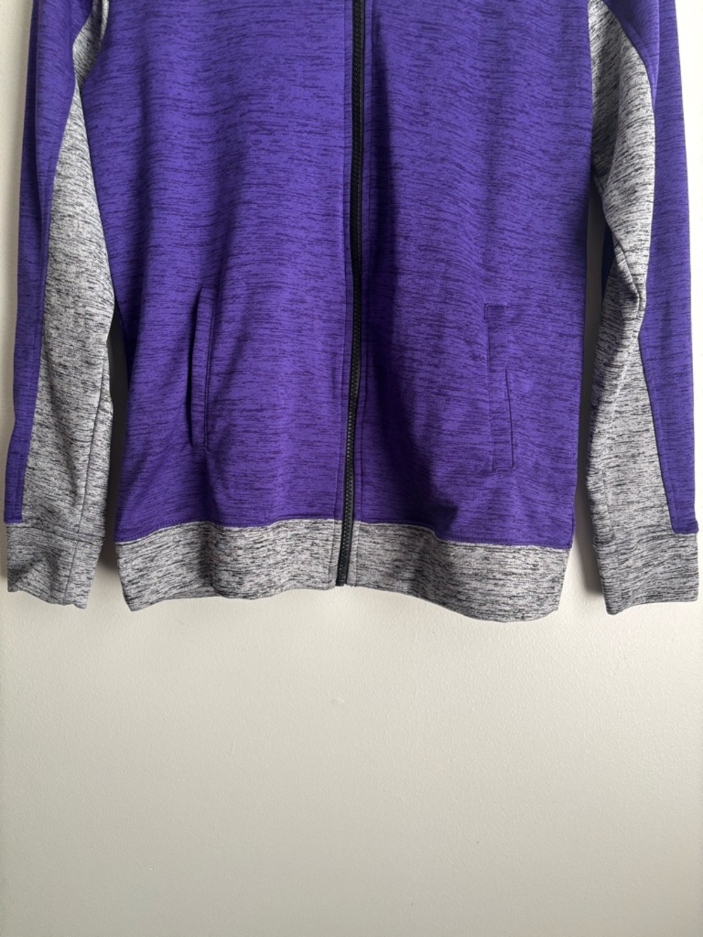 Made For Life Purple Quick-Dri Zip Up Athletic Jacket Women’s Medium Activewear - Picture 3 of 14